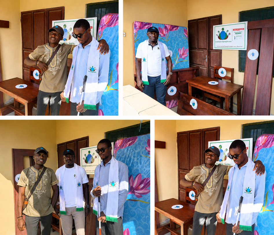 The Michael GG Foundation donates essential household items to Fon Boris in celebration of his admission to the University of Buea, where he will pursue a BSc in International Relations.